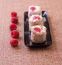 image sushi framboises